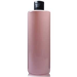 500ml Pink Plastic Bottle With Flip Top Cap