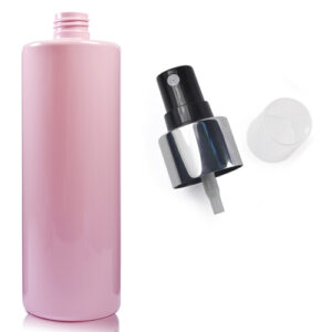 500ml Pink Plastic Bottle With Atomiser
