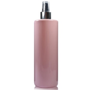 500ml Pink Plastic Bottle With Atomiser Spray