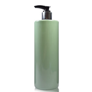 500ml Green Plastic Bottle With Lotion Pump