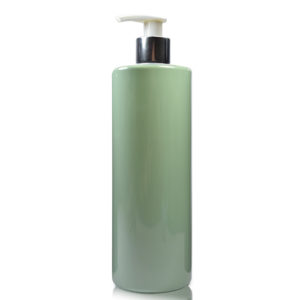 500ml Green Plastic Bottle With Lotion Pump