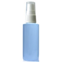 50ml Blue PET Plastic Bottle With Spray
