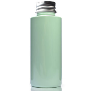 50ml Sage Green PET Plastic Bottle With Aluminium Cap