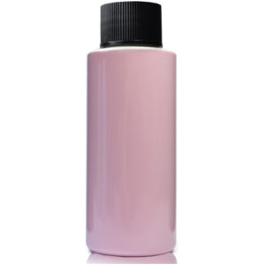 50ml Pink Plastic Bottle With Screw Cap