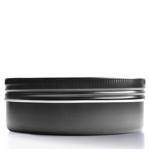 180ml Black aluminium jar