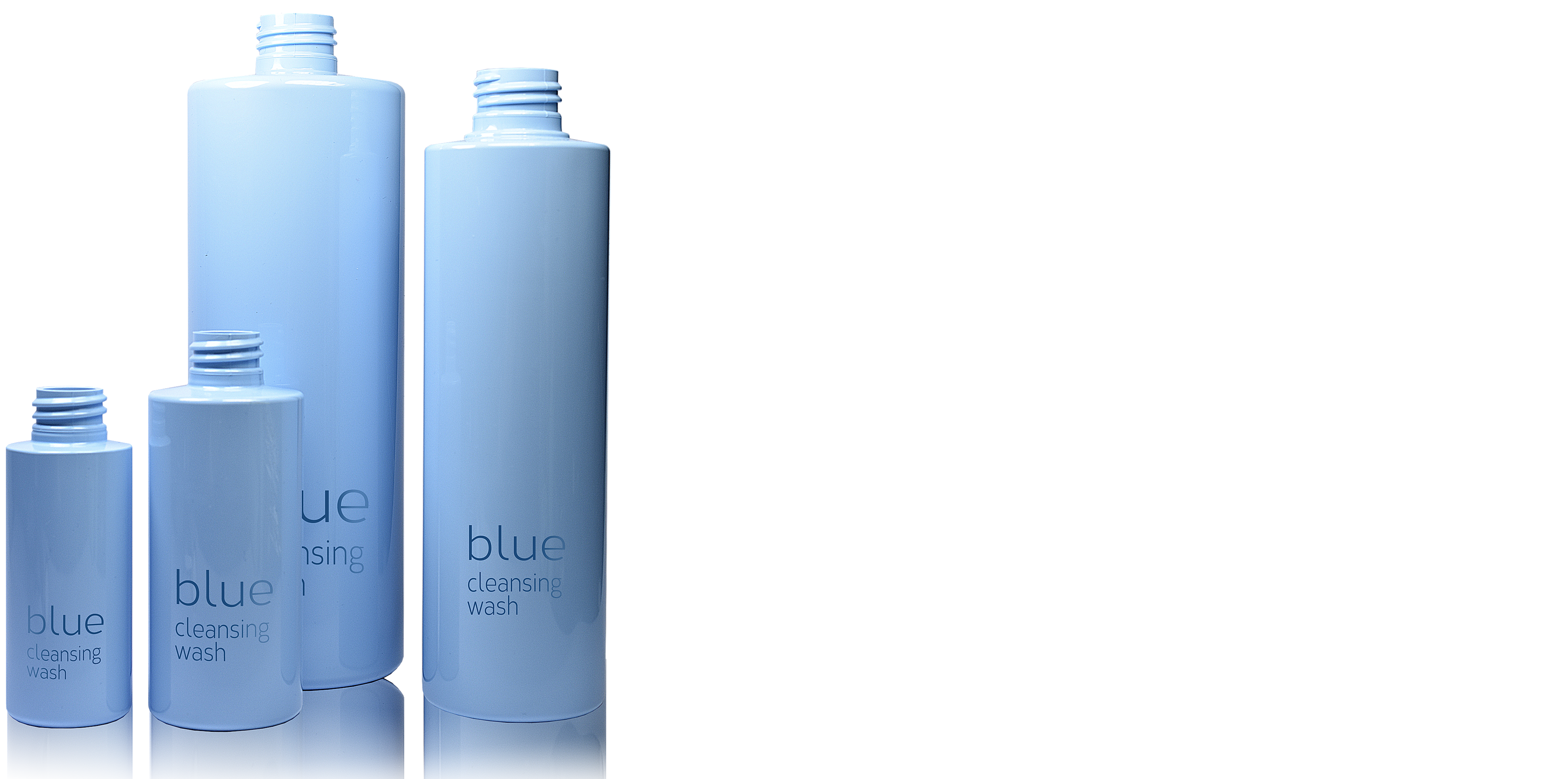 Blue banner Bottles